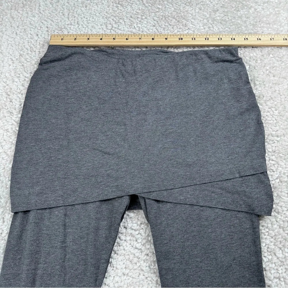 Cabi M'Leggings Crossover Skirt Leggings Heather Gray Size Small Style 5318 - Picture 9 of 12